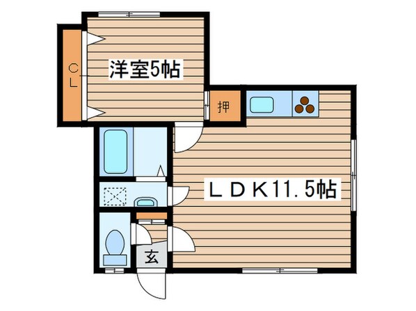 コ－ポ斉藤の物件間取画像